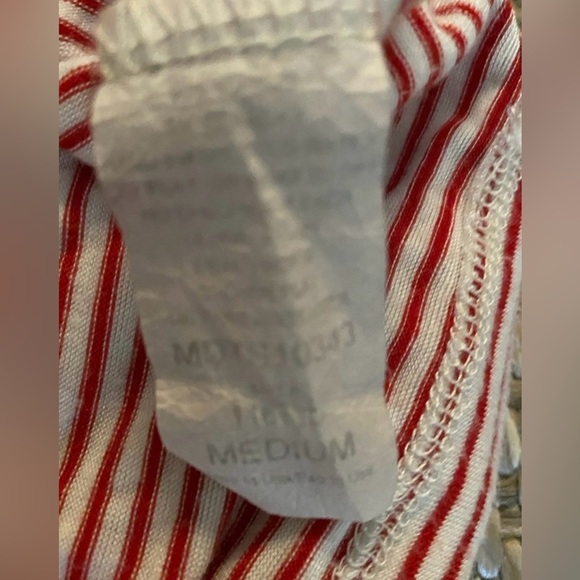 ELAN candy striped ONE SHOULDER size M - Picture 5 of 5